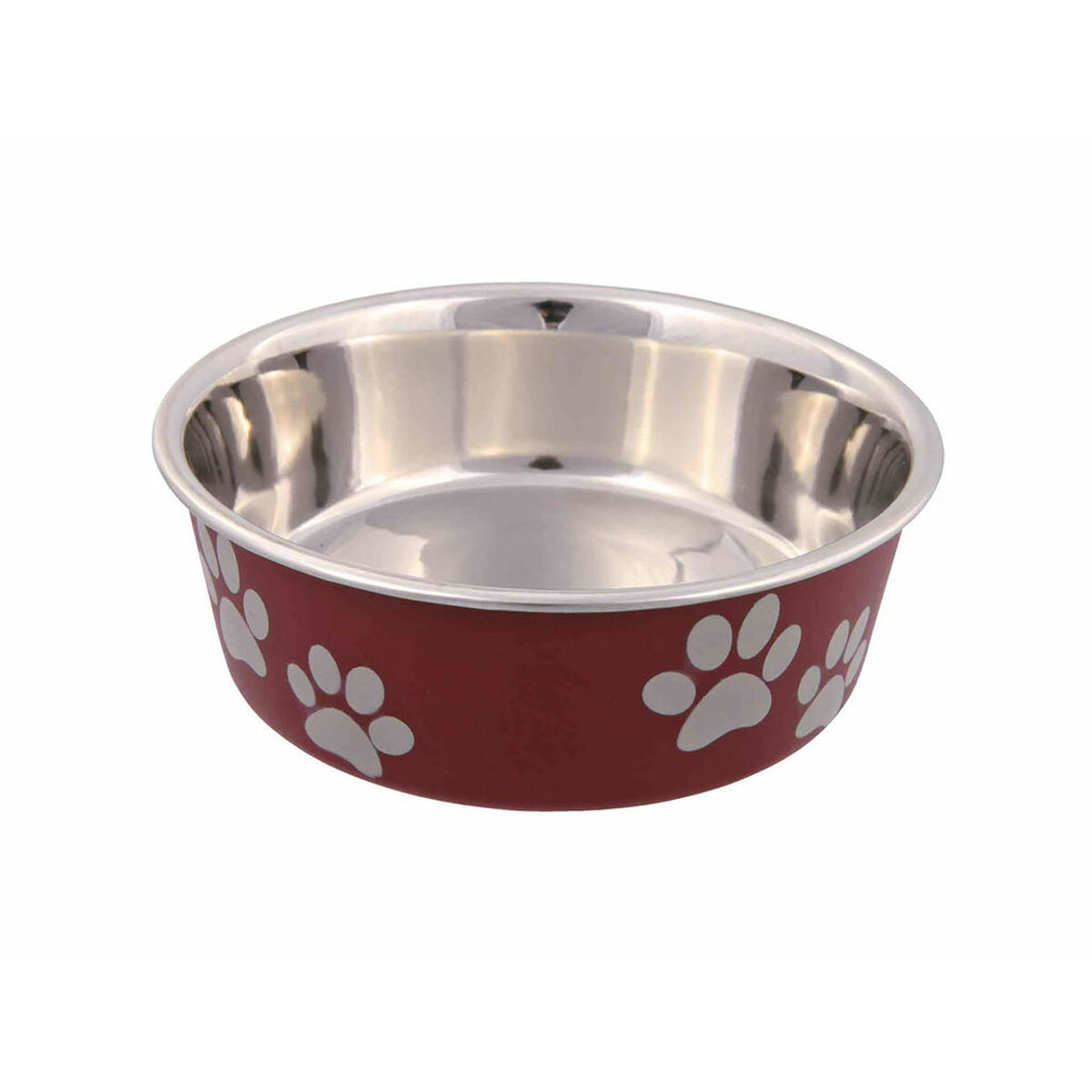 Dog Feeder Trixie Stainless steel 2,2 L Dog Feeder Trixie Stainless steel 2,2 L