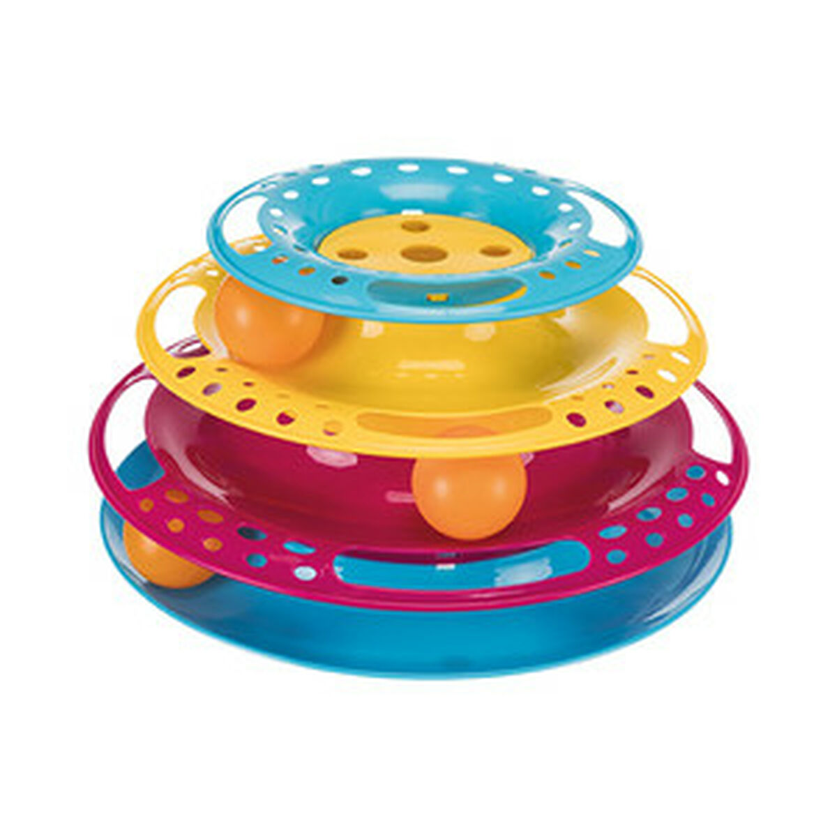 Cat toy Trixie Plastic Ø 25 × 13 CM Cat toy Trixie Plastic Ø 25 × 13 CM