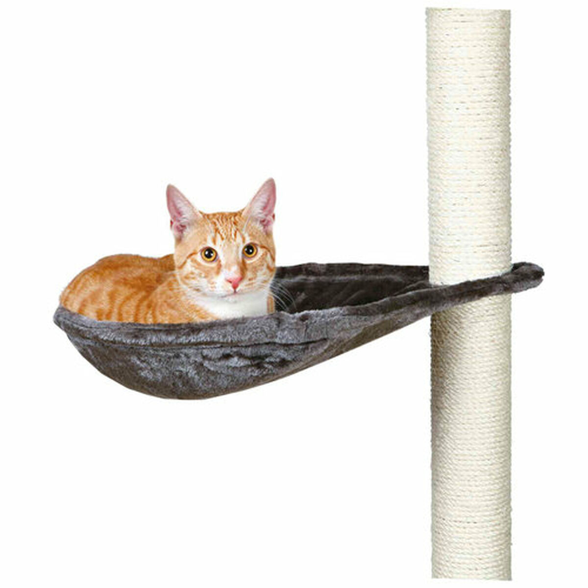Hanging Cat Hammock Trixie Hammock Grey Metal