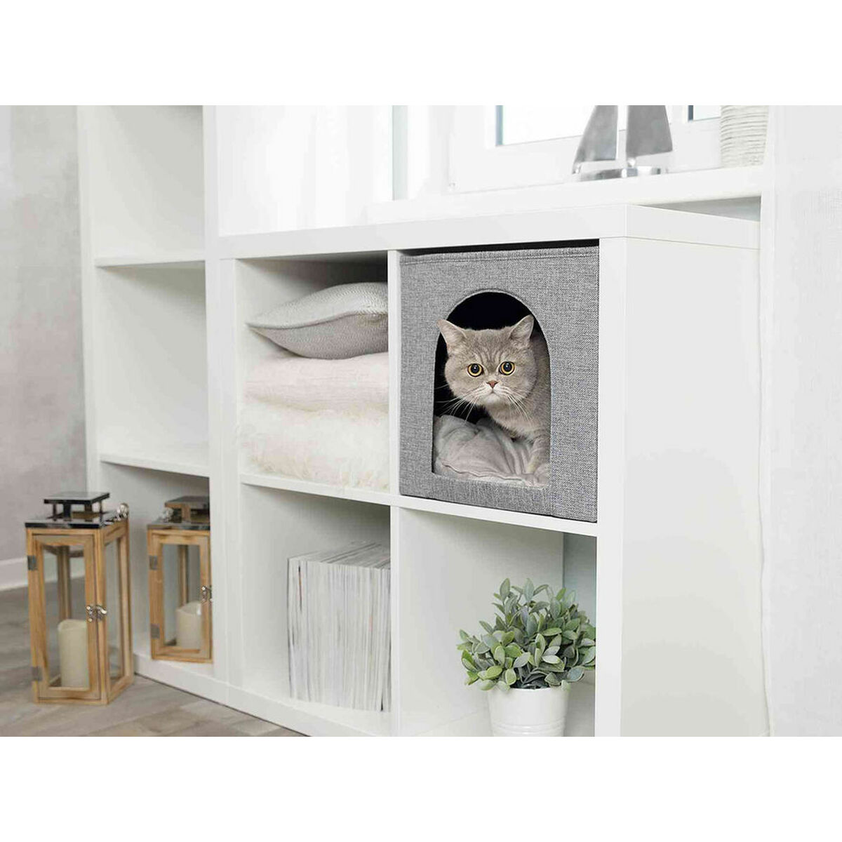 Hut Trixie Ella Cuddly Cave Grey Hut Trixie Ella Cuddly Cave Grey