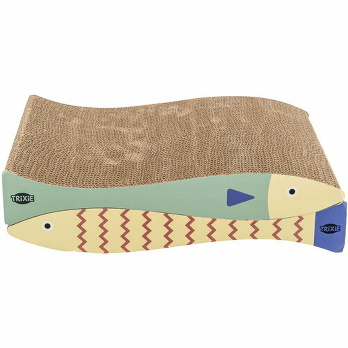 Scratching Post for Cats Trixie Cream Mint Cardboard 40 × 30 × 11 cm (2 Pieces) (2 Units)