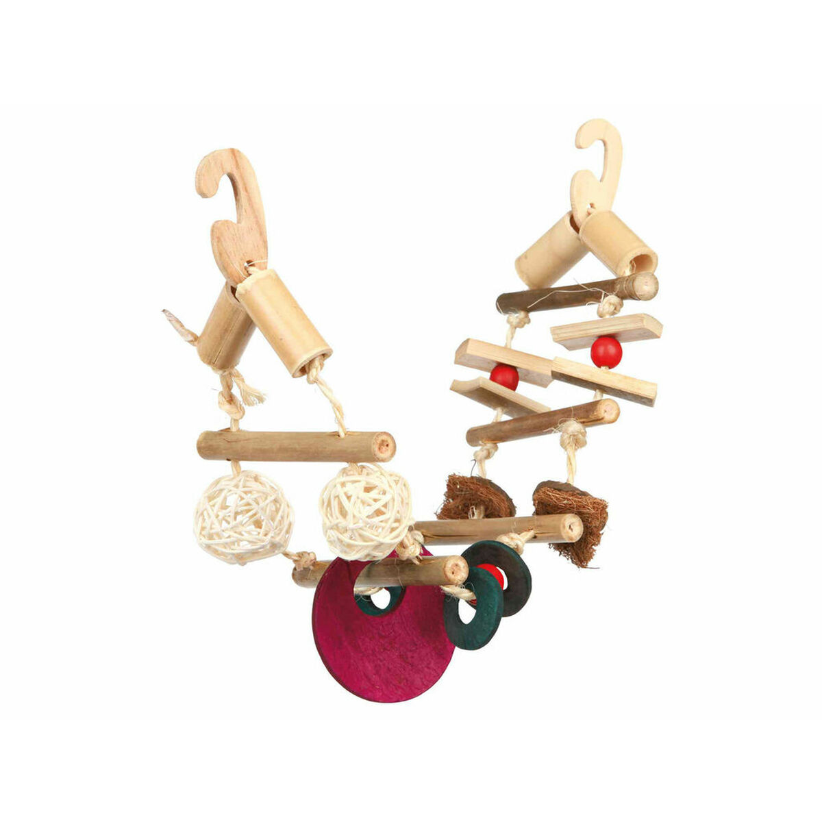 Toy for Birds Trixie Multicolour 45 cm Bridge Toy for Birds Trixie Multicolour 45 cm Bridge