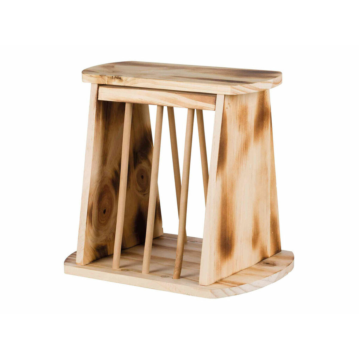 Pet feeding dish Trixie Wood 25 X 22 X 18 CM Brown Pet feeding dish Trixie Wood 25 X 22 X 18 CM Brown