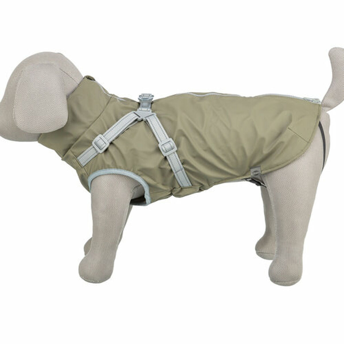 Dog Coat Trixie Green Olive XS
