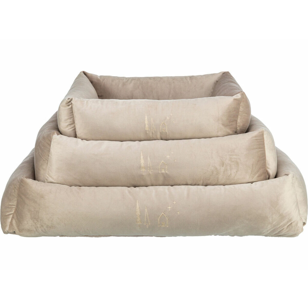 Dog Bed Trixie Livia Beige 100 x 70 cm
