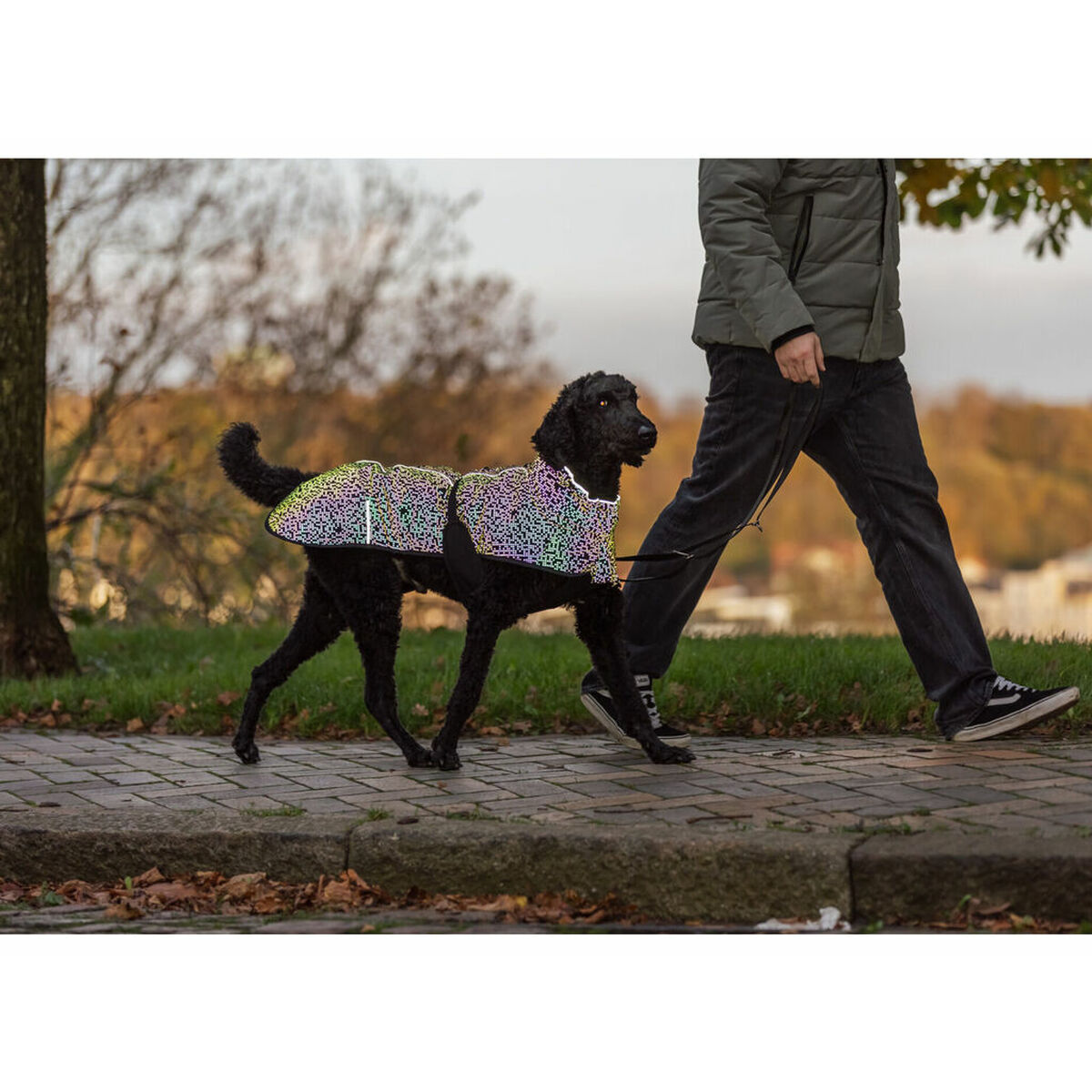 Dog coat Trixie Limoux Reflect Multicolour M