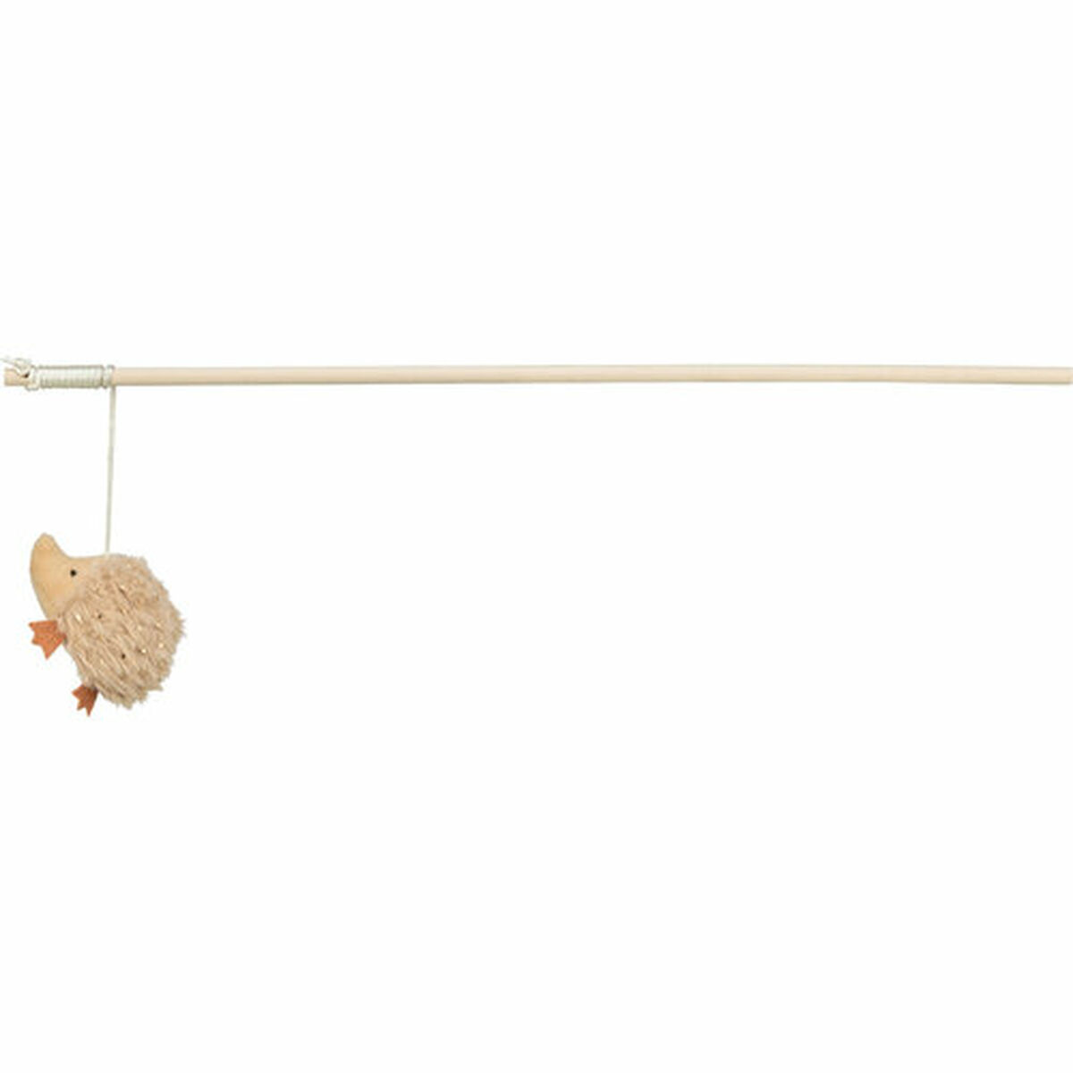 Cat toy Trixie Brown Polyester Wood Hedgehog