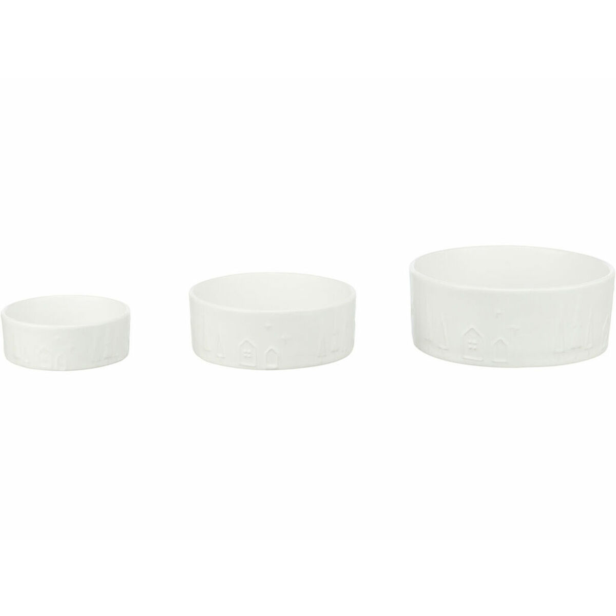 Pet feeding dish Trixie White Ceramic 800 ml Christmas