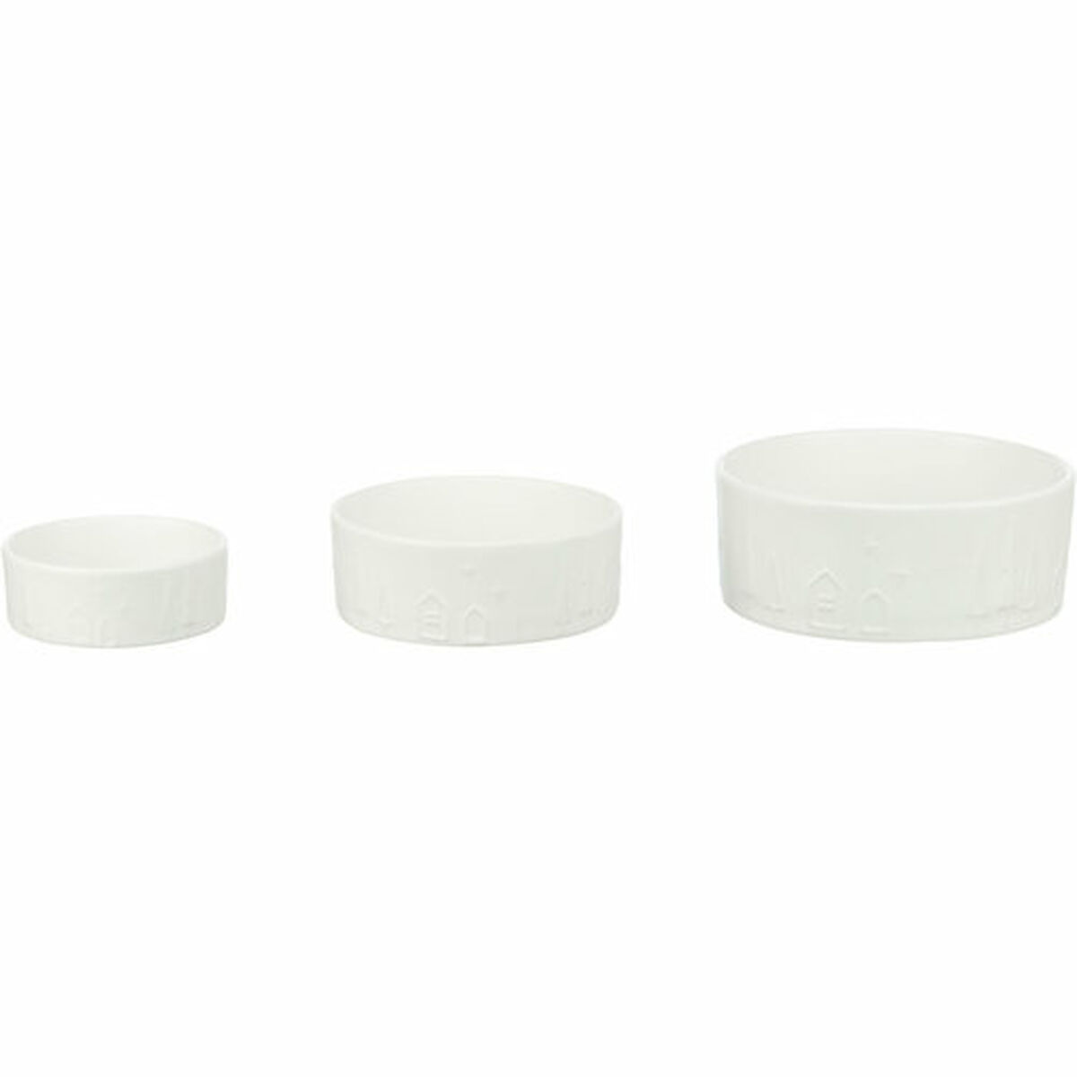 Pet feeding dish Trixie White Ceramic 800 ml Christmas