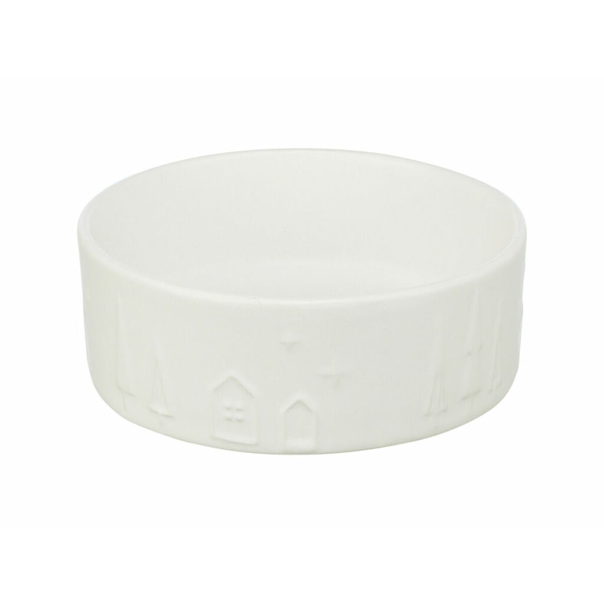 Pet feeding dish Trixie White Ceramic 800 ml Christmas