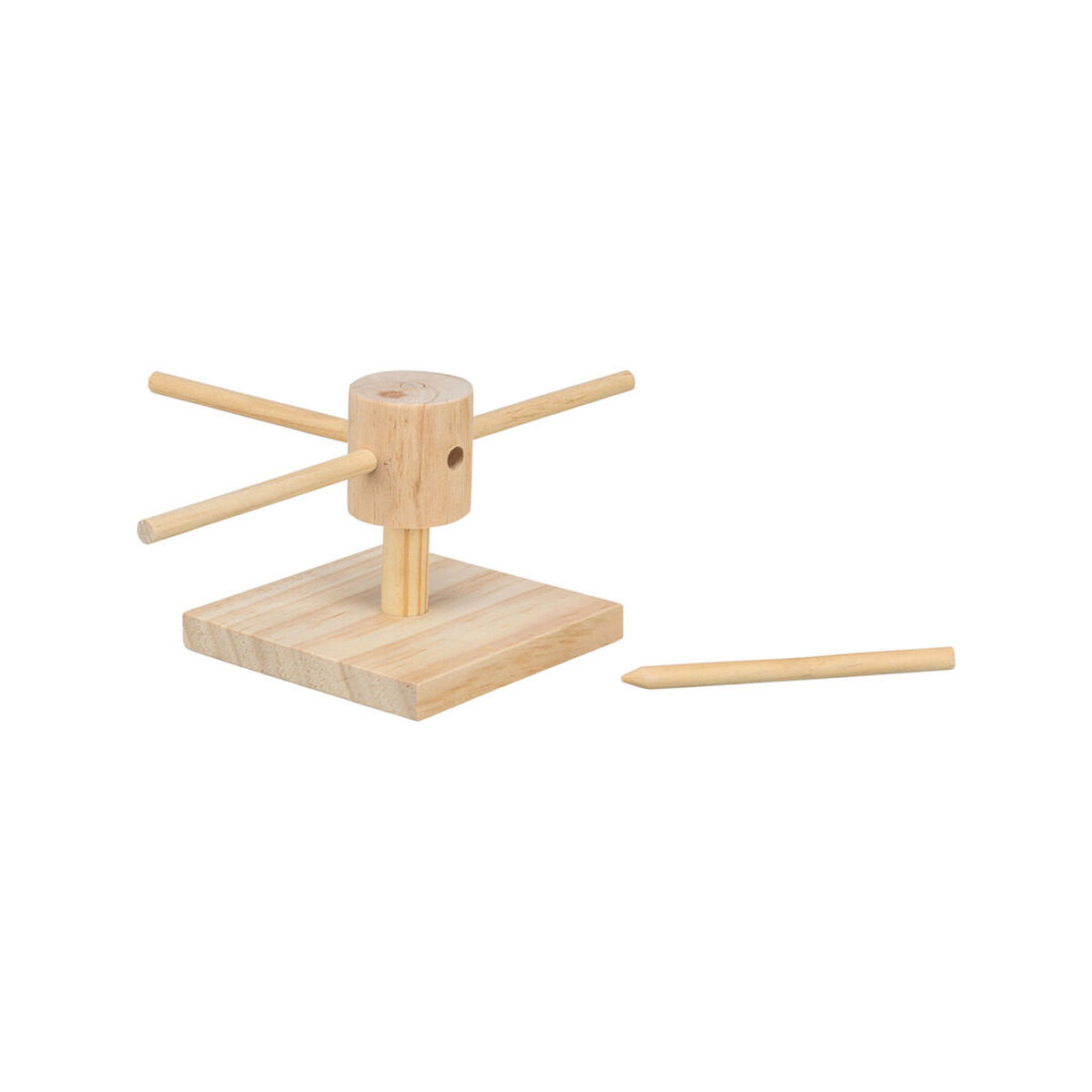 Pet feeding dish Trixie Brown Wood 22 x 8 x 22 cm