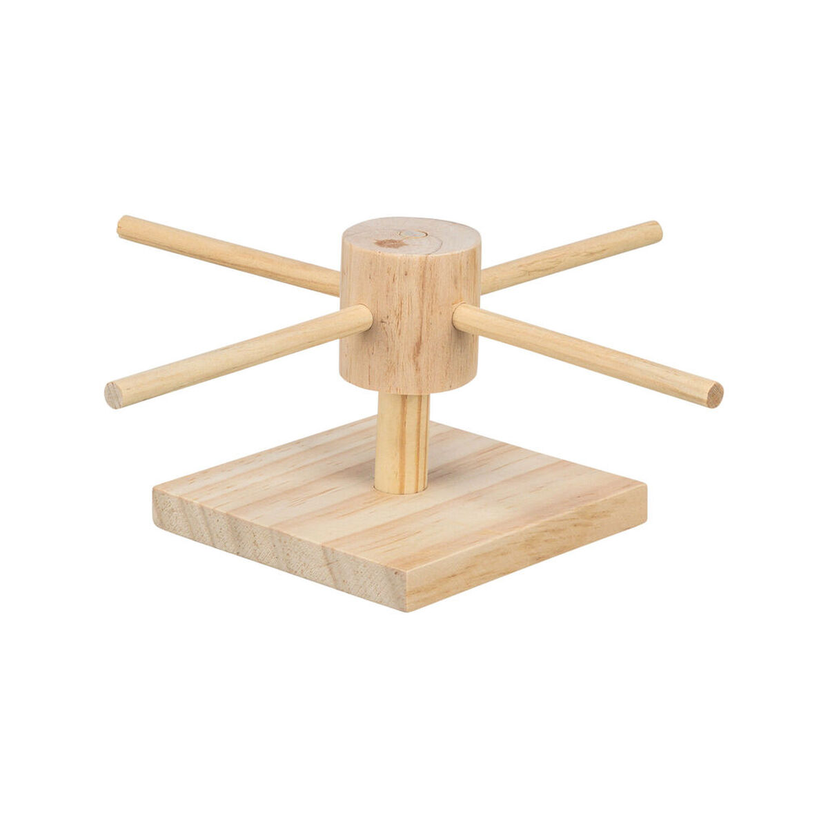 Pet feeding dish Trixie Brown Wood 22 x 8 x 22 cm