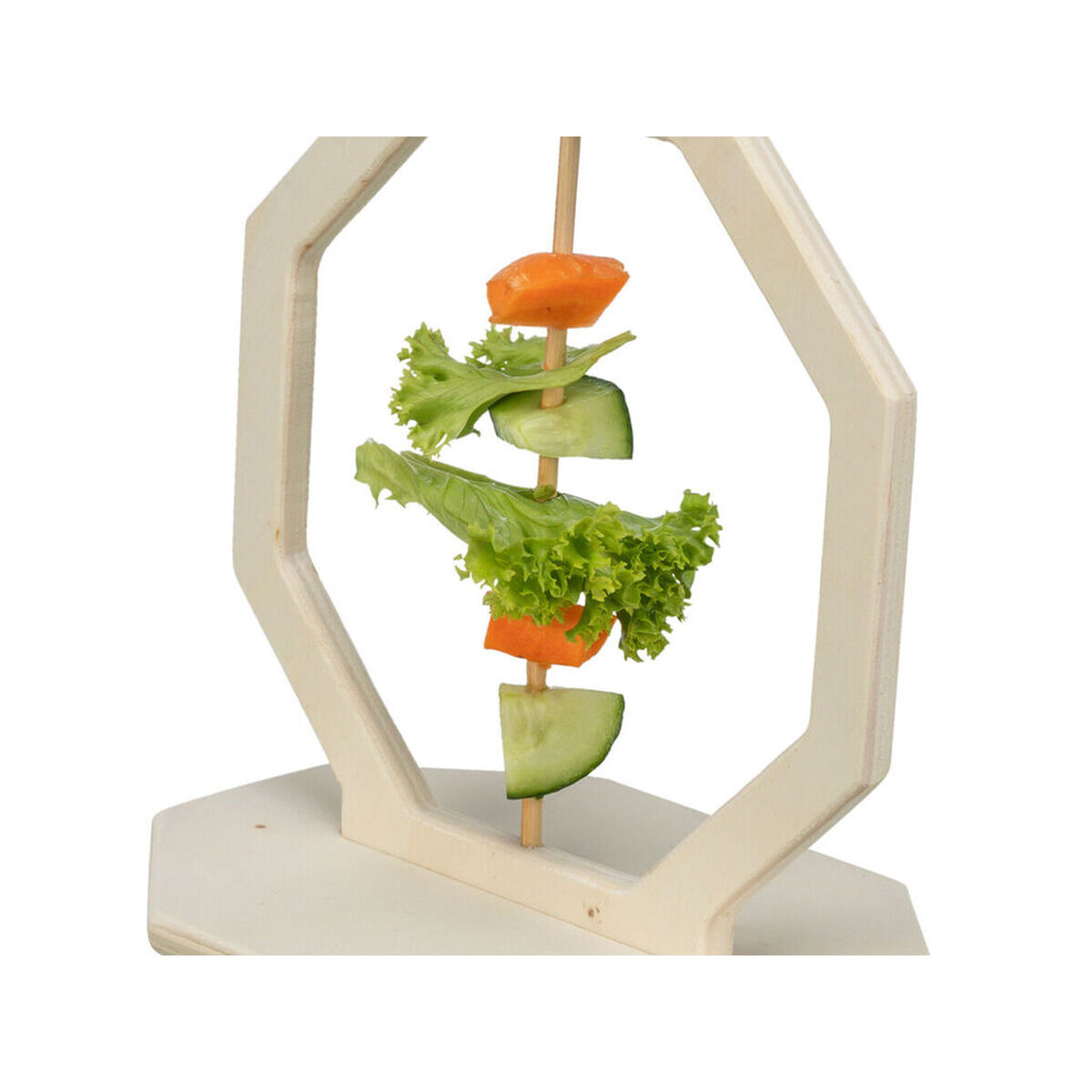 Pet feeding dish Trixie Wood 17 x 12 x 17 cm Pet feeding dish Trixie Wood 17 x 12 x 17 cm