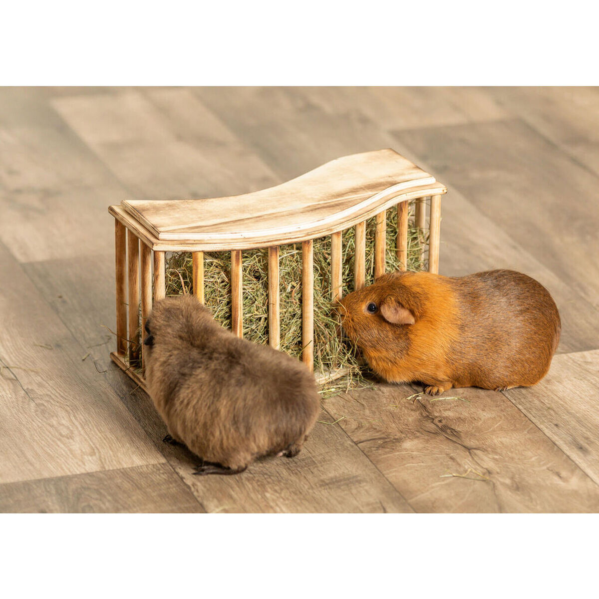Pet feeding dish Trixie Brown Wood 37 x 19 x 13 cm
