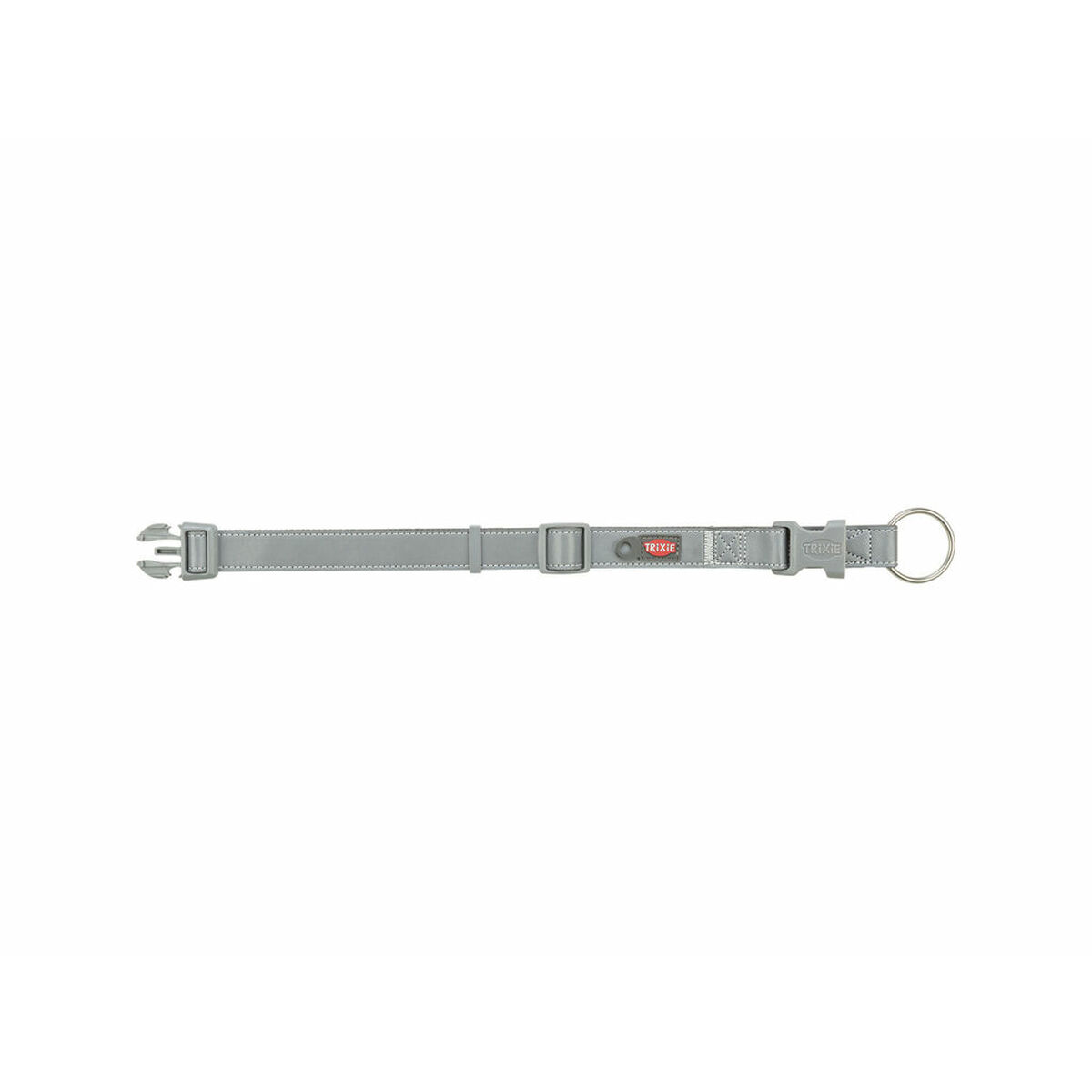 Dog collar Trixie Premium Reflect Graphite S-M 30-45 cm