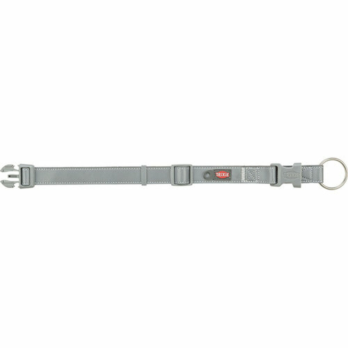 Dog collar Trixie Premium Reflect Graphite S-M 30-45 cm