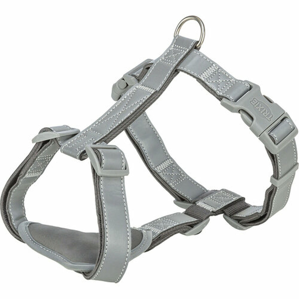 Dog Harness Trixie Premium Reflect Graphite M/L