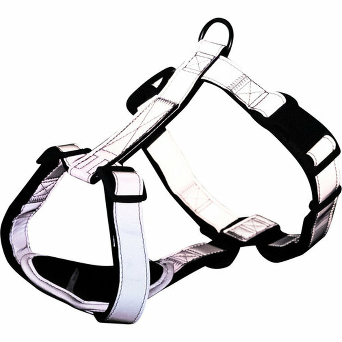 Dog Harness Trixie Premium Reflect Graphite L/XL