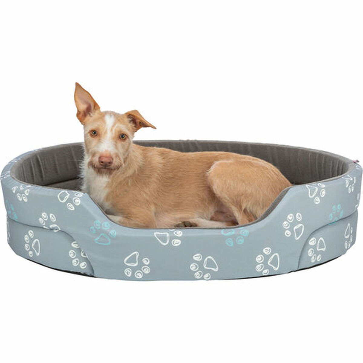 Dog Bed Trixie Jimmy Light grey Dark grey 85  75 CM