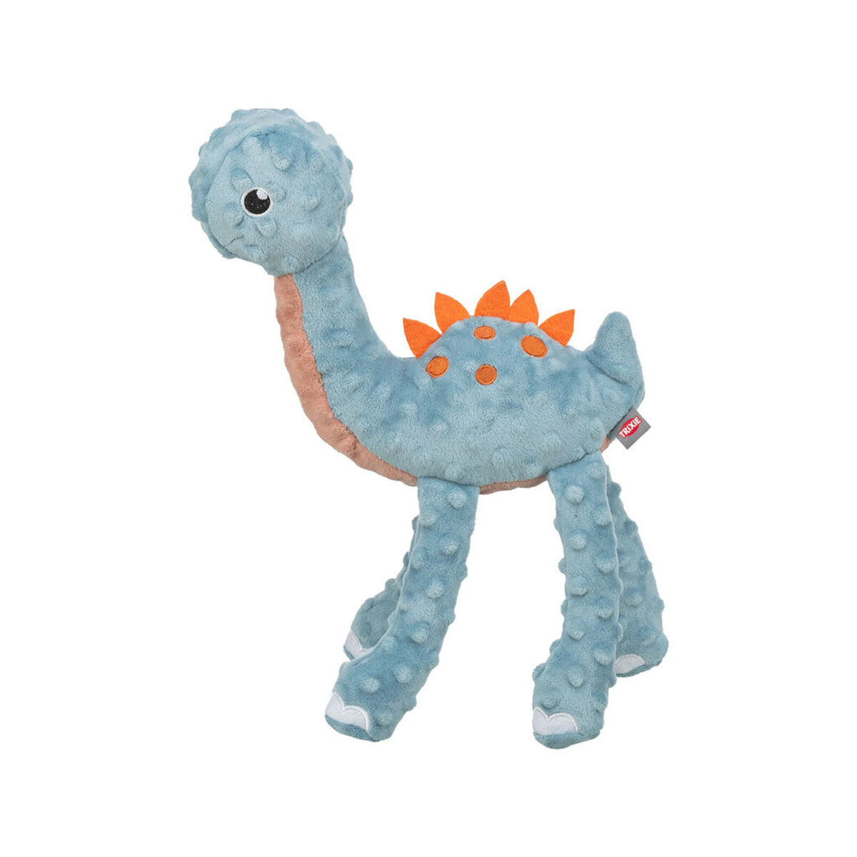Soft toy for dogs Trixie Blue Orange Polyester Dinosaur 38 cm