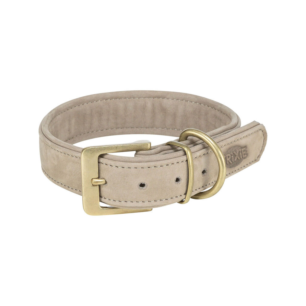 Dog collar Trixie Pure Light grey S-M 31-37 cm