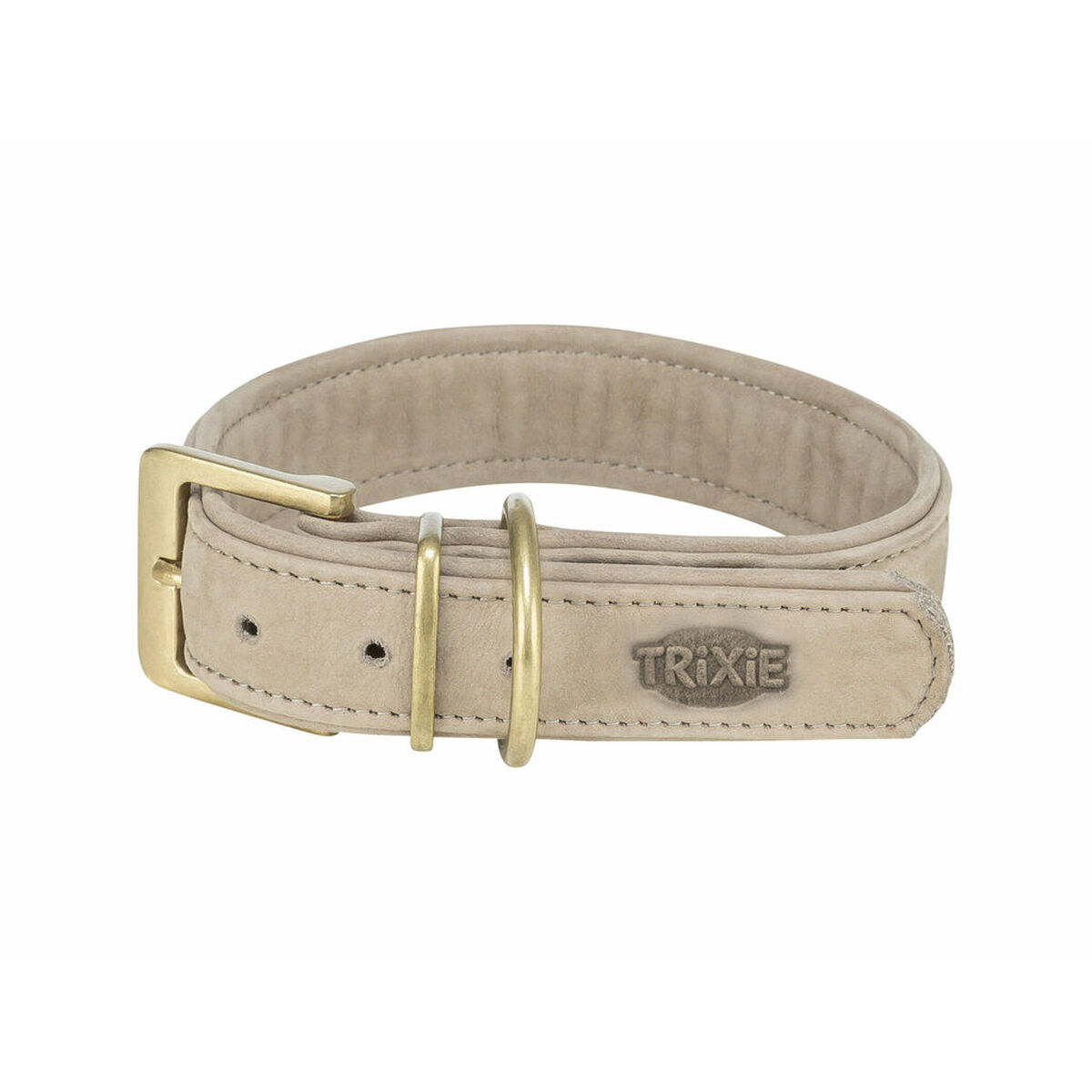 Dog collar Trixie Pure Light grey M/L 39-46 cm Dog collar Trixie Pure Light grey M/L 39-46 cm
