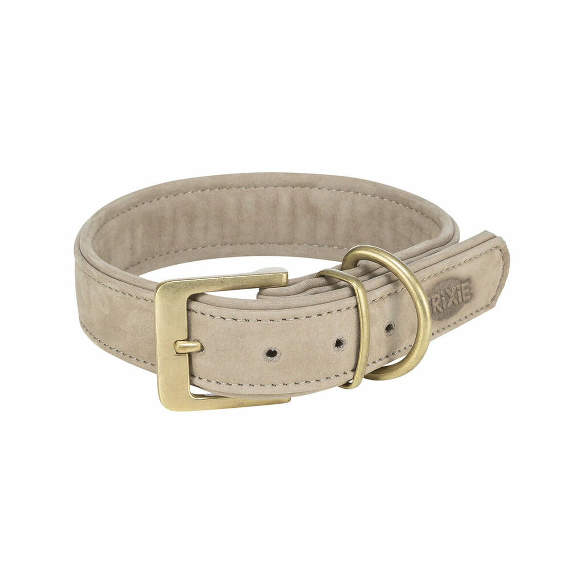 Dog collar Trixie Pure Light grey M/L 39-46 cm