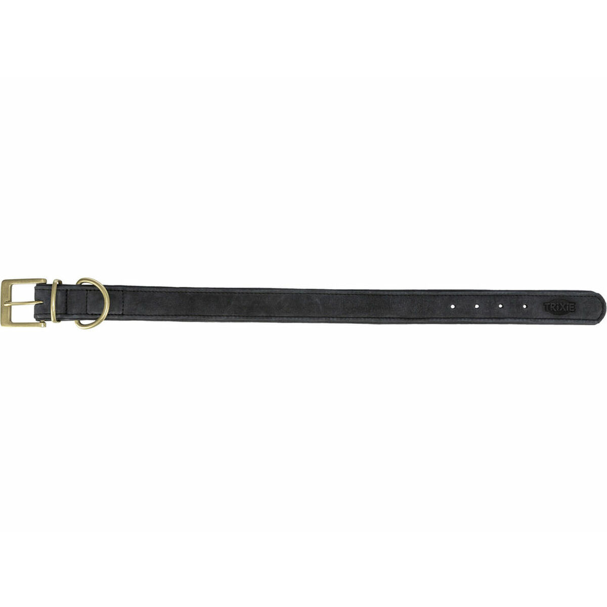 Dog collar Trixie Pure Black L 47-54 cm