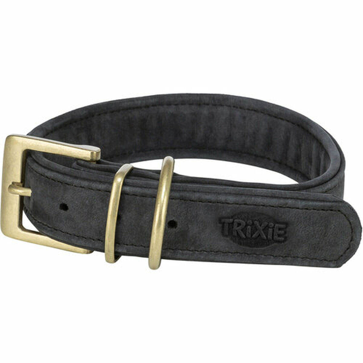 Dog collar Trixie Pure Black L 47-54 cm