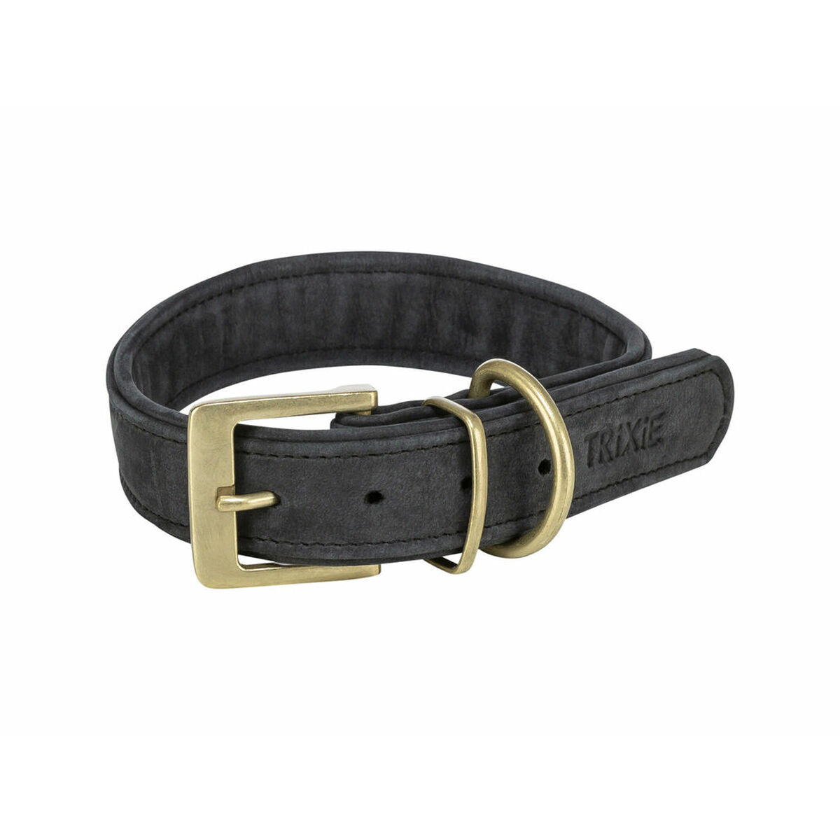 Dog collar Trixie Pure Black L 47-54 cm