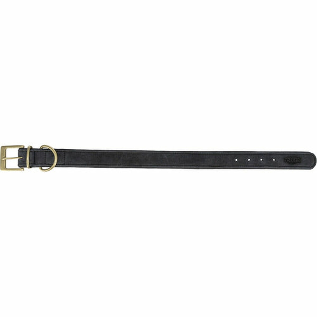 Dog collar Trixie Pure Black L/XL 52-63 cm