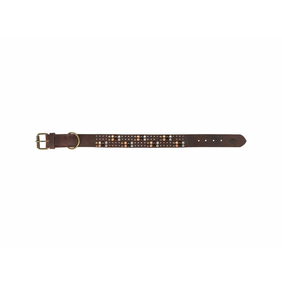 Dog collar Trixie Rustic Dark brown L