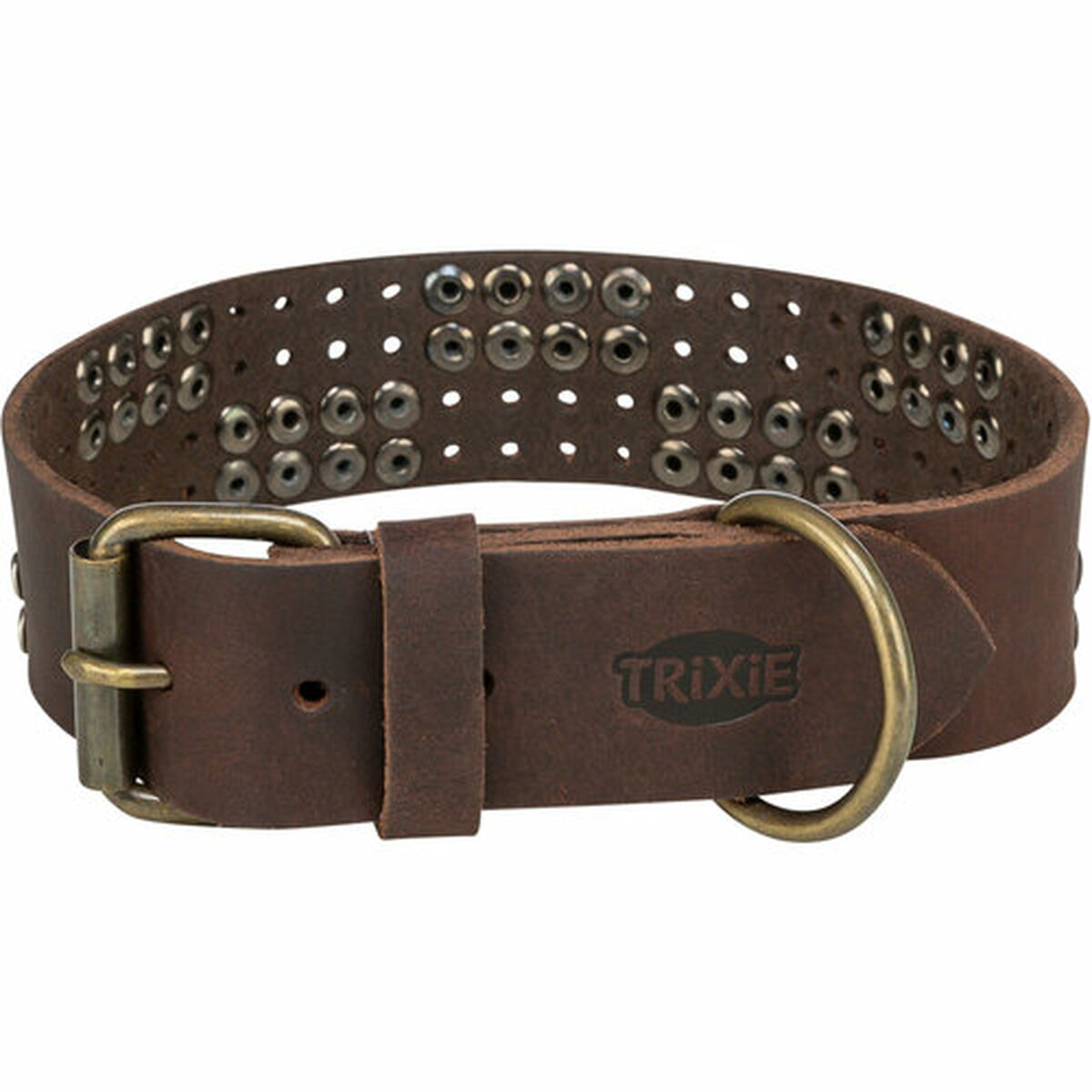 Dog collar Trixie Rustic Dark brown L