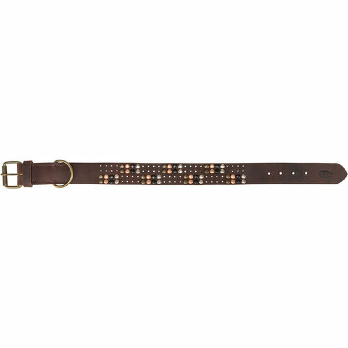 Dog collar Trixie Rustic Dark brown XL