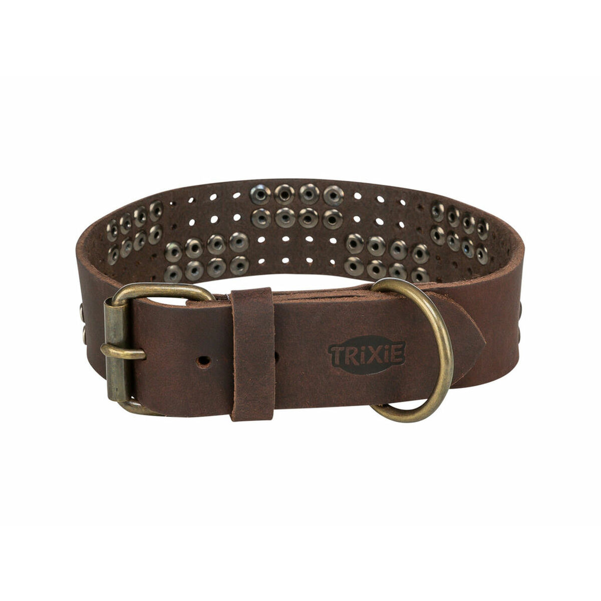 Dog collar Trixie Rustic Dark brown XL