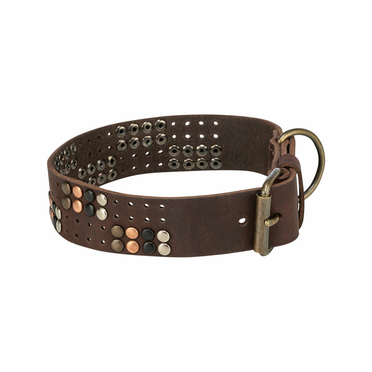 Dog collar Trixie Rustic Dark brown XL