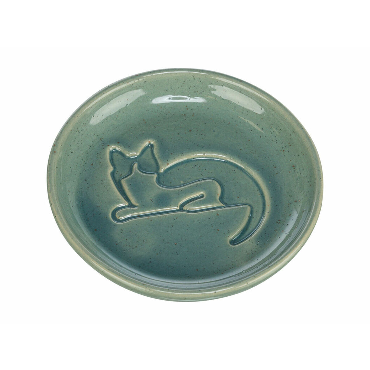 Cat Feeder Trixie Blue Ceramic  14,5 cm