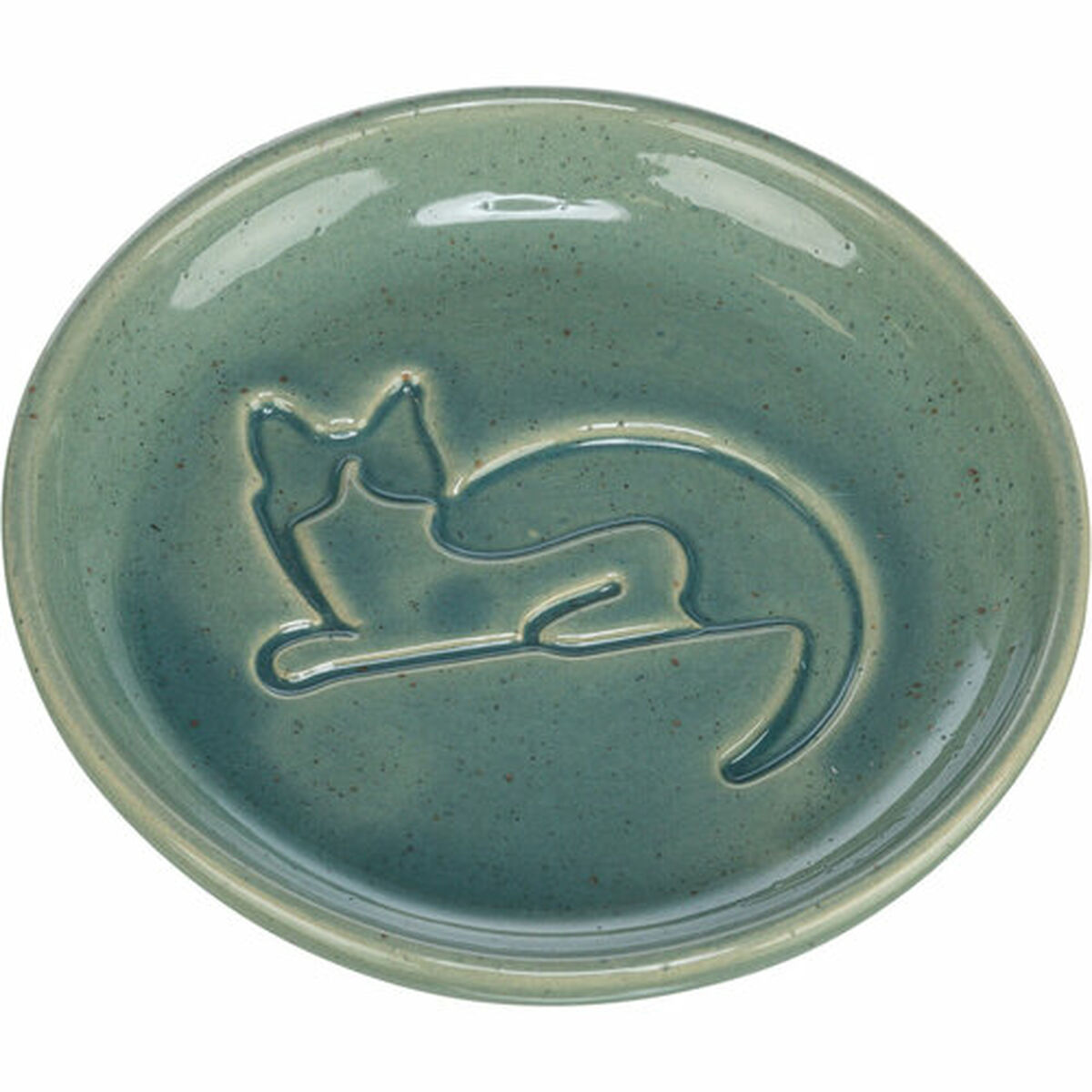 Cat Feeder Trixie Blue Ceramic  14,5 cm