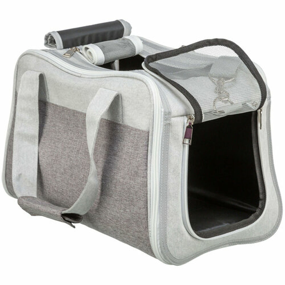 Pet Handbag Trixie Grey 25  27  42 CM