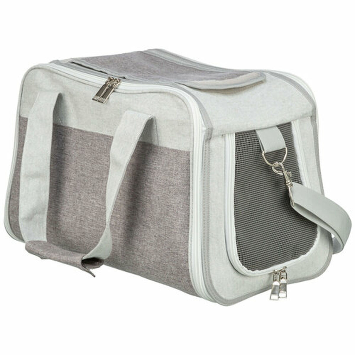 Pet Handbag Trixie Grey 25  27  42 CM