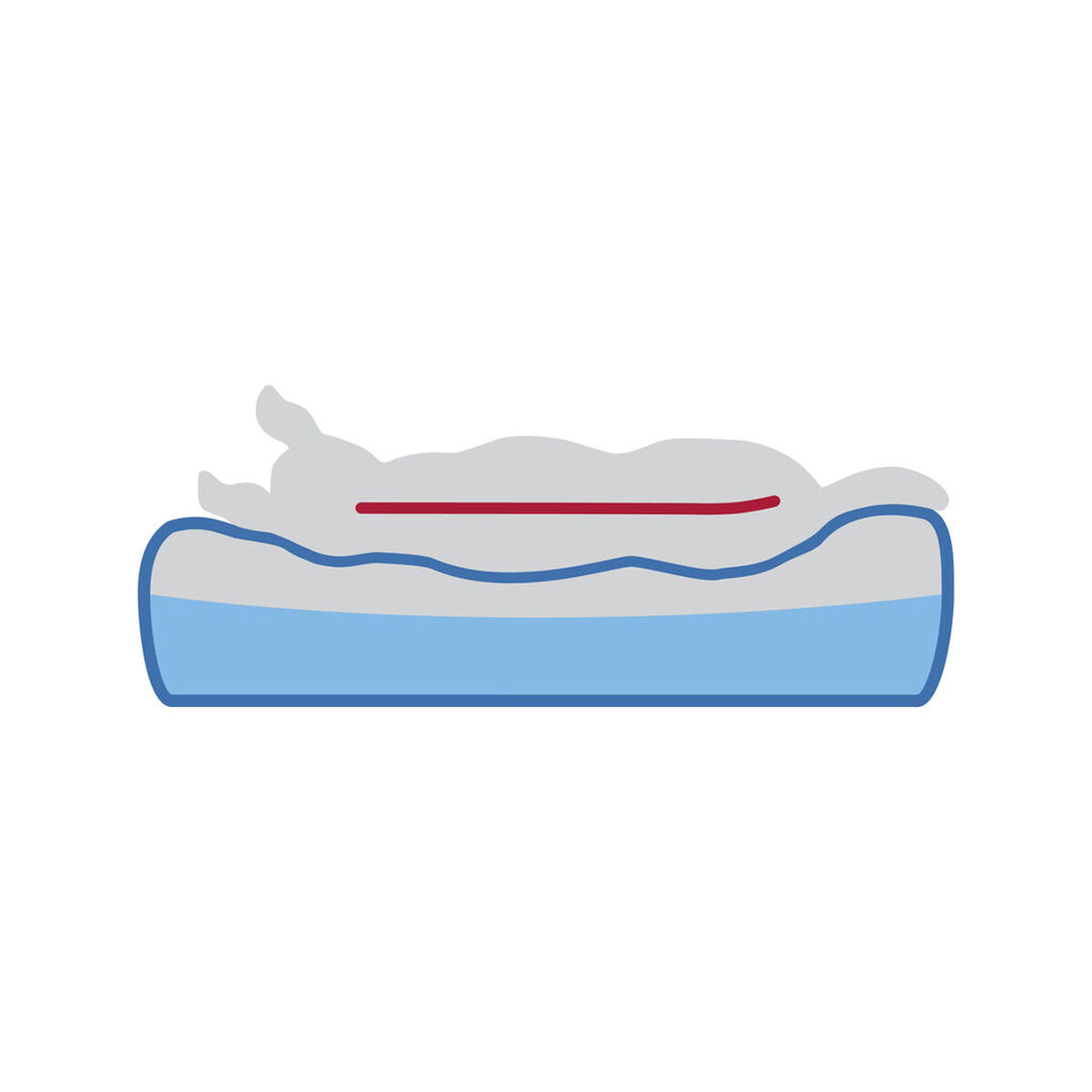 Dog Cushion Trixie Vital Lennox Grey 130 x 100 cm