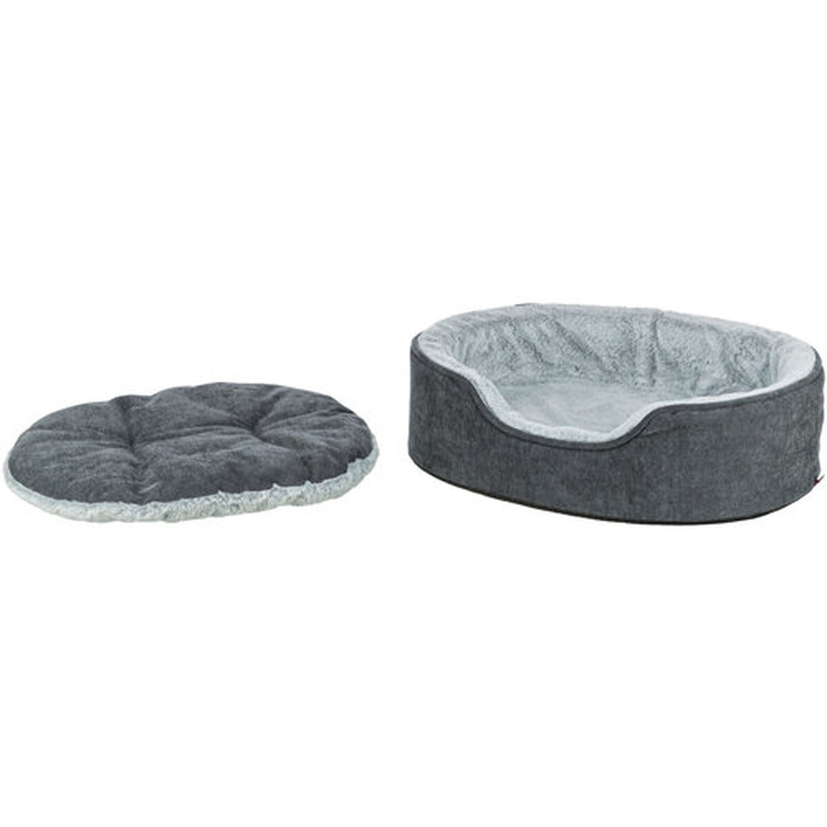 Dog Bed Trixie Vital Lino Soft Grey Light grey 60 x 45 cm