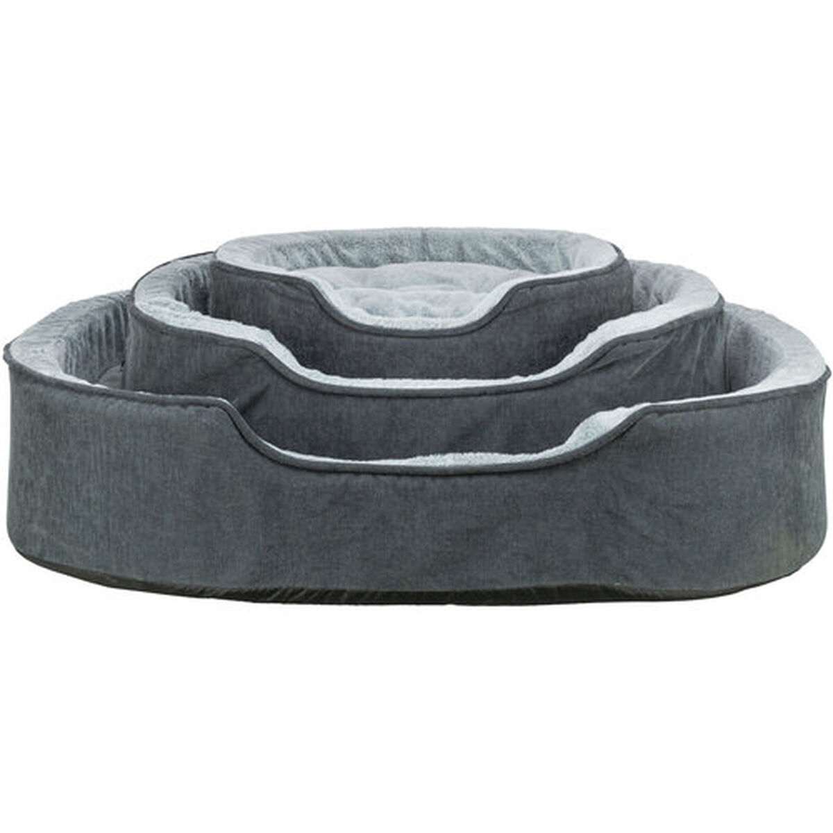 Dog Bed Trixie Vital Lino Soft Grey Light grey 60 x 45 cm
