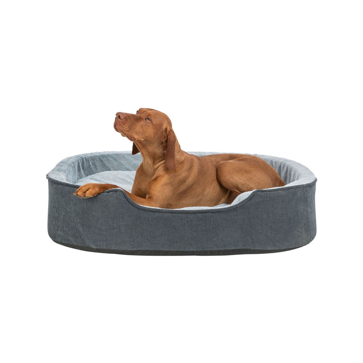 Dog Bed Trixie Vital Lino Soft Grey Light grey 83 X 67 CM