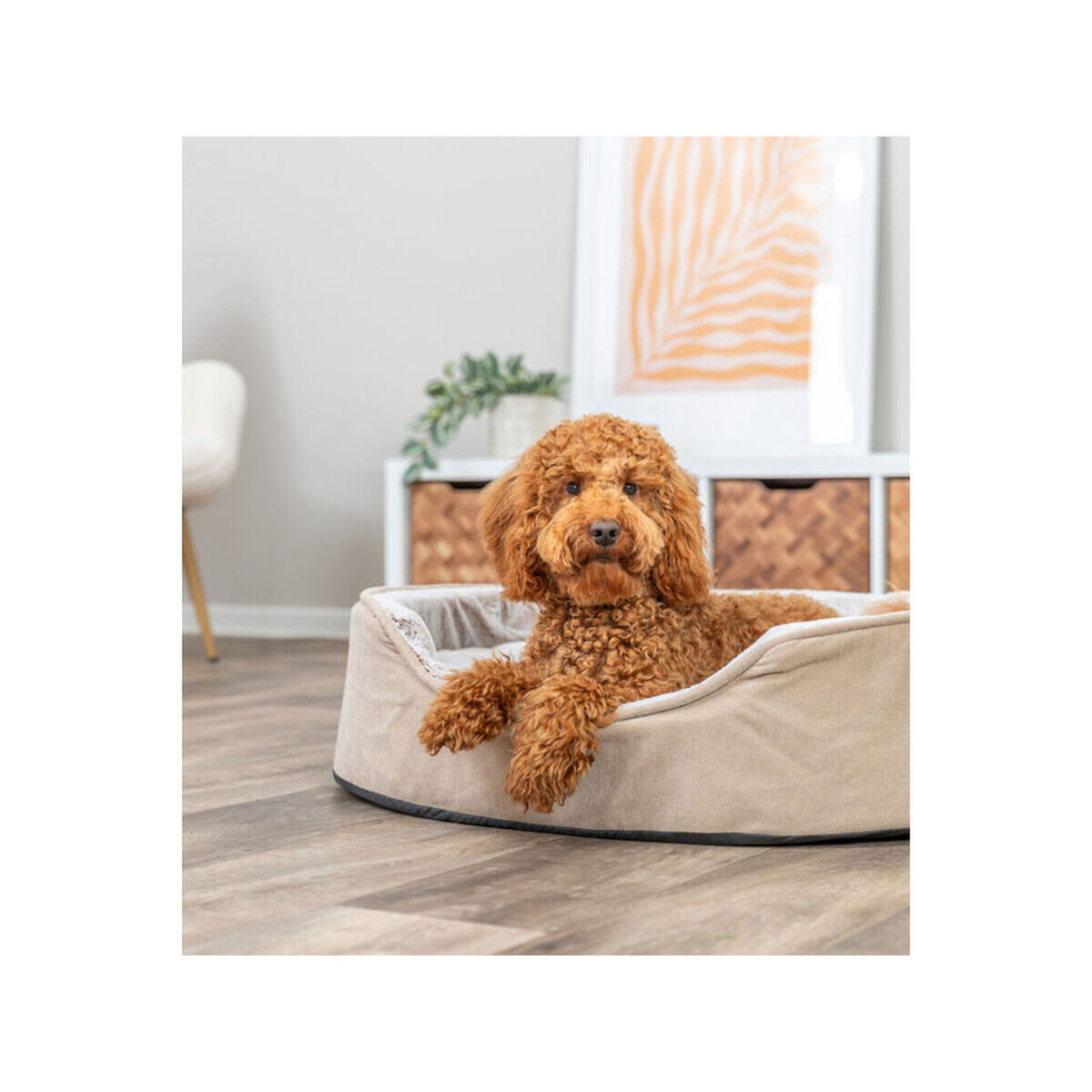 Dog Bed Trixie Vital Lino Soft Beige Cream 83 X 67 CM