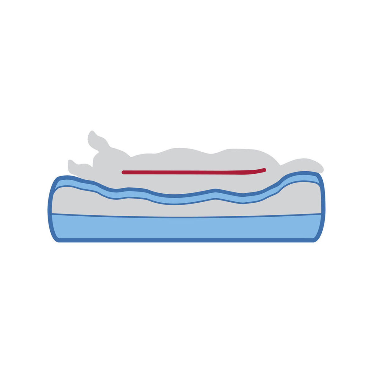 Dog Bed Trixie Vital Lino Soft Beige Cream 83 X 67 CM