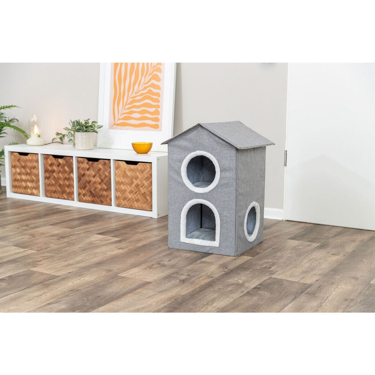 Cat cave Trixie Light grey 47 x 67 x 47 cm