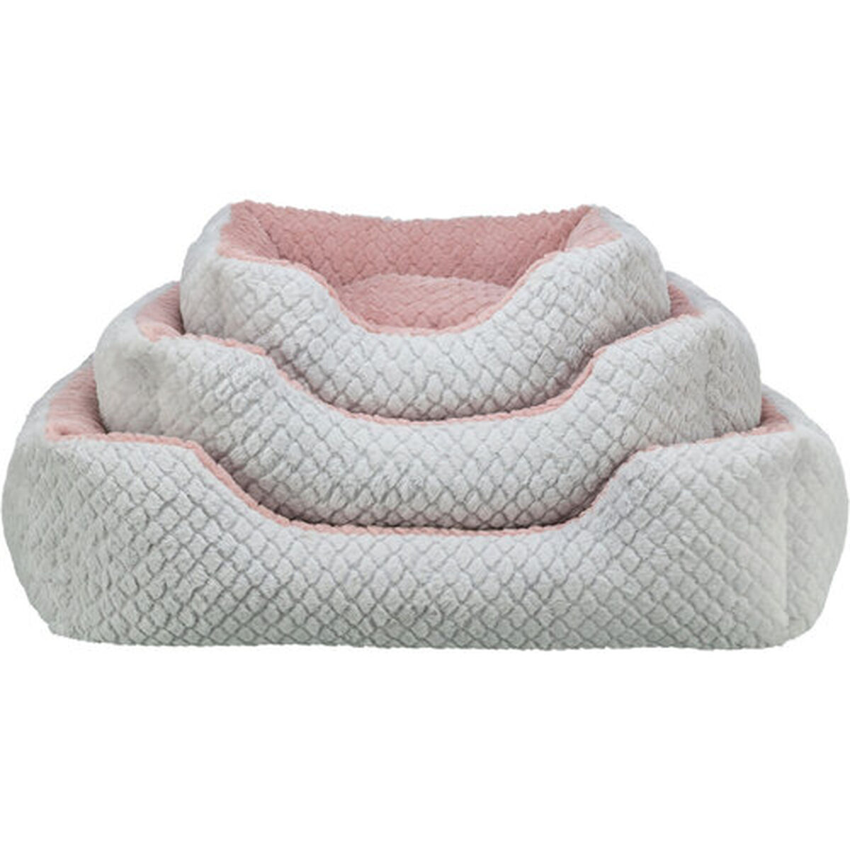 Dog Bed Trixie Kaline Mio Grey Dark pink 50 x 40 cm