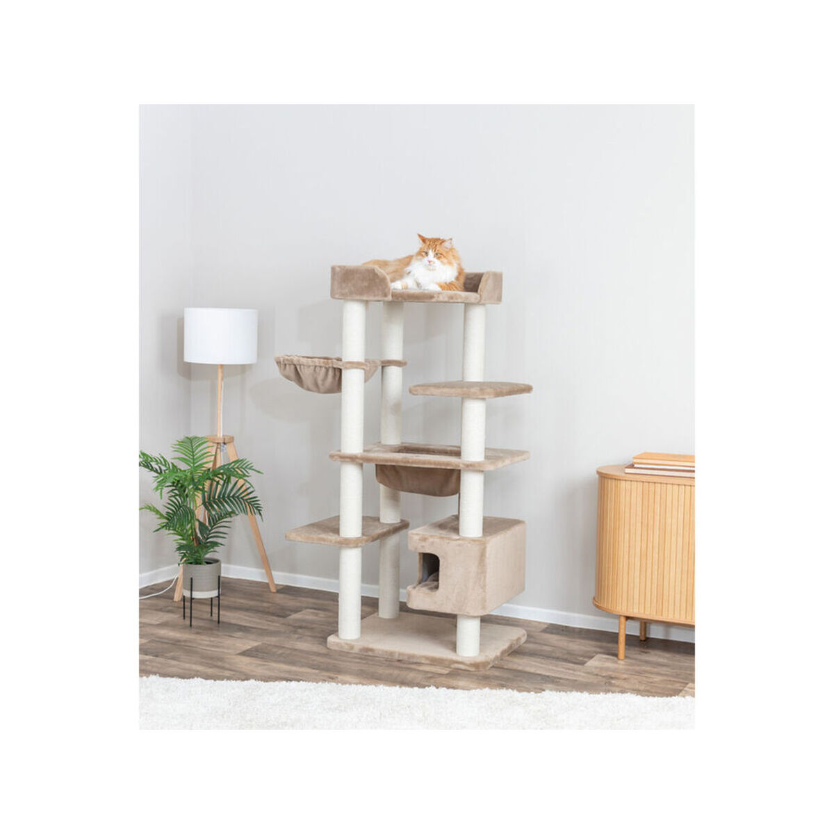 Scratching Post for Cats Trixie XXL Brunna Taupe 165 cm