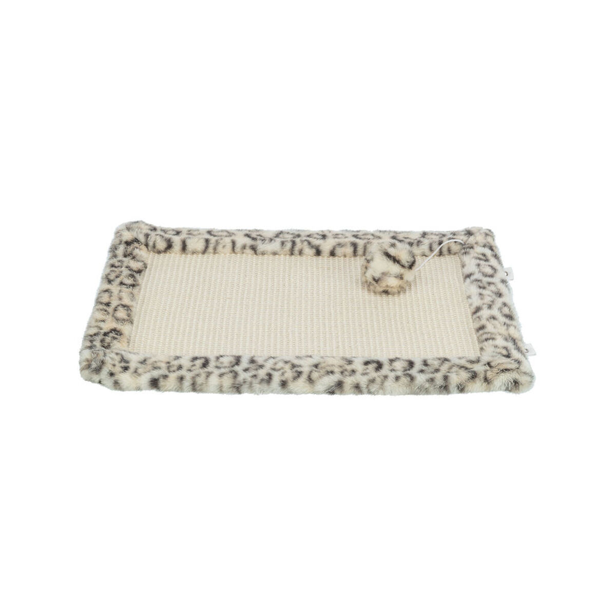 Scratching Post for Cats Trixie Leo Cream Polyester Sisal EVA 55 x 35 cm Carpet